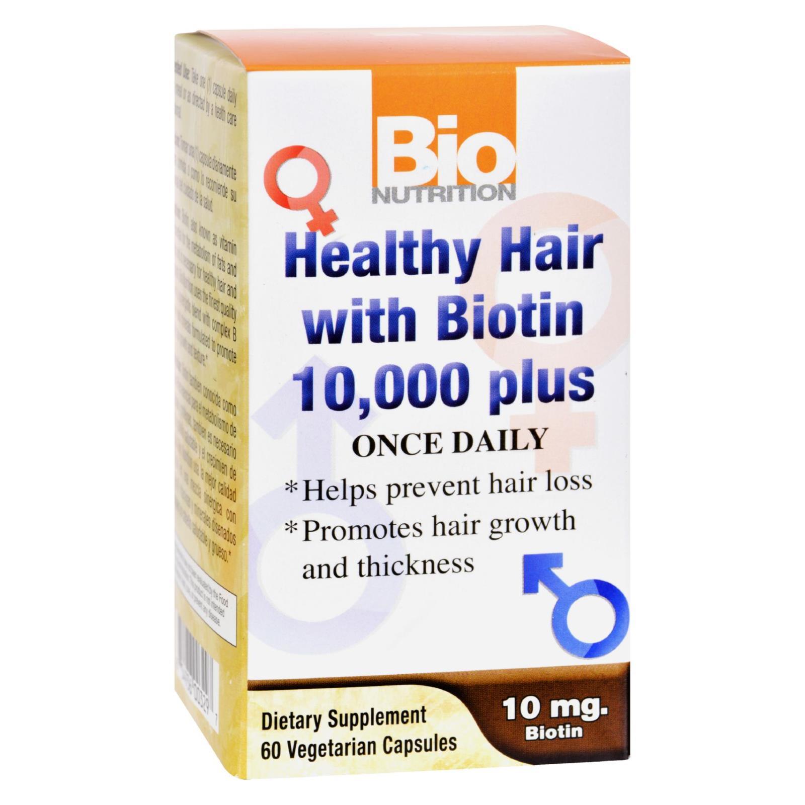 Bio Nutrition - Healthy Hair With Biotin - 60 Ct - Able Goods